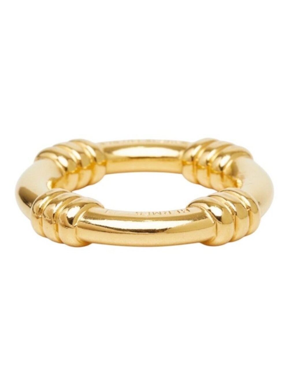 Hermes Bouet Scarf Ring Gold Plated - Picture 2 of 5